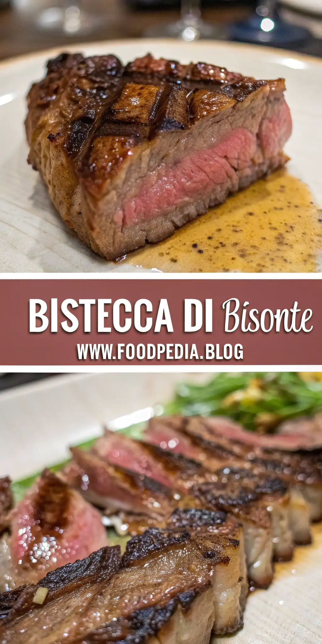 Pinterest image 2 for Bistecca di Bisonte in Friggitrice ad Aria