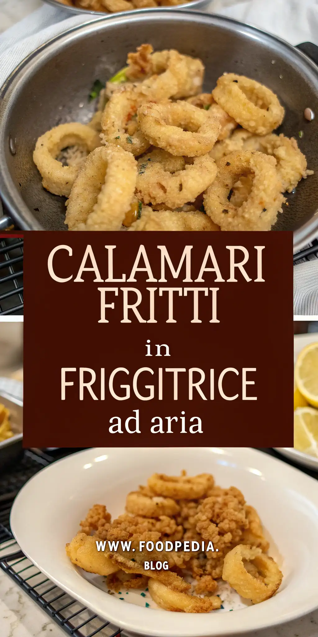 Pinterest image 2 for Calamari Fritti in Friggitrice ad Aria