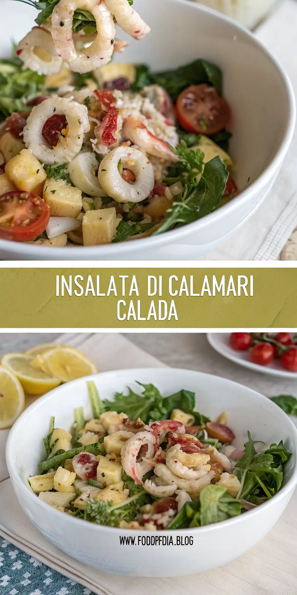 Pinterest image 2 for Insalata di Calamari Calda