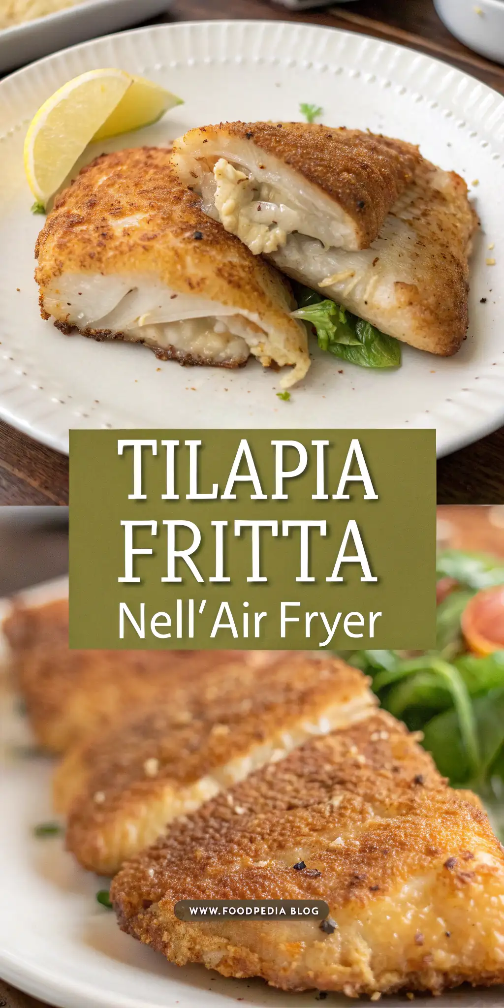Pinterest image 2 for Tilapia Fritta nell'Air Fryer