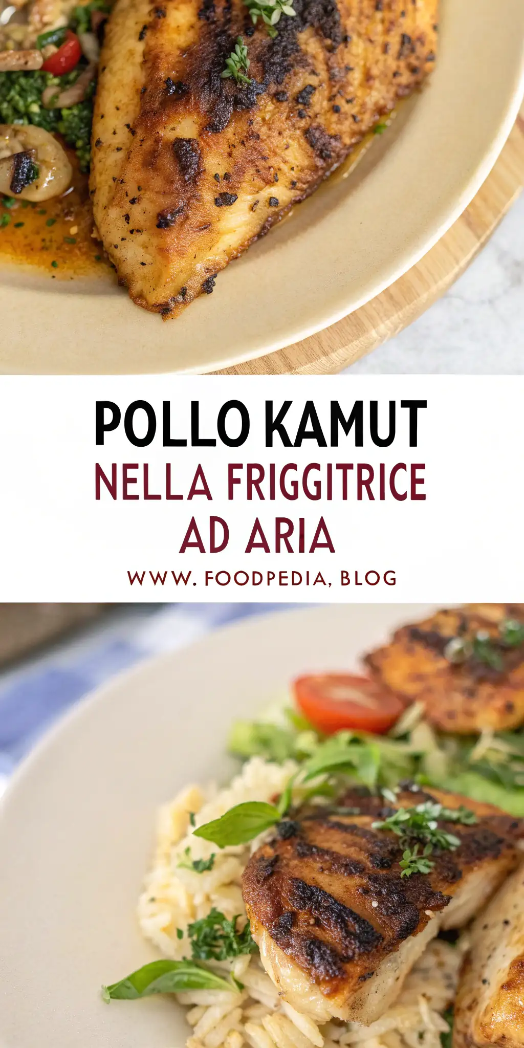 Pinterest image 1 for Pollo Kamut nella Friggitrice ad Aria