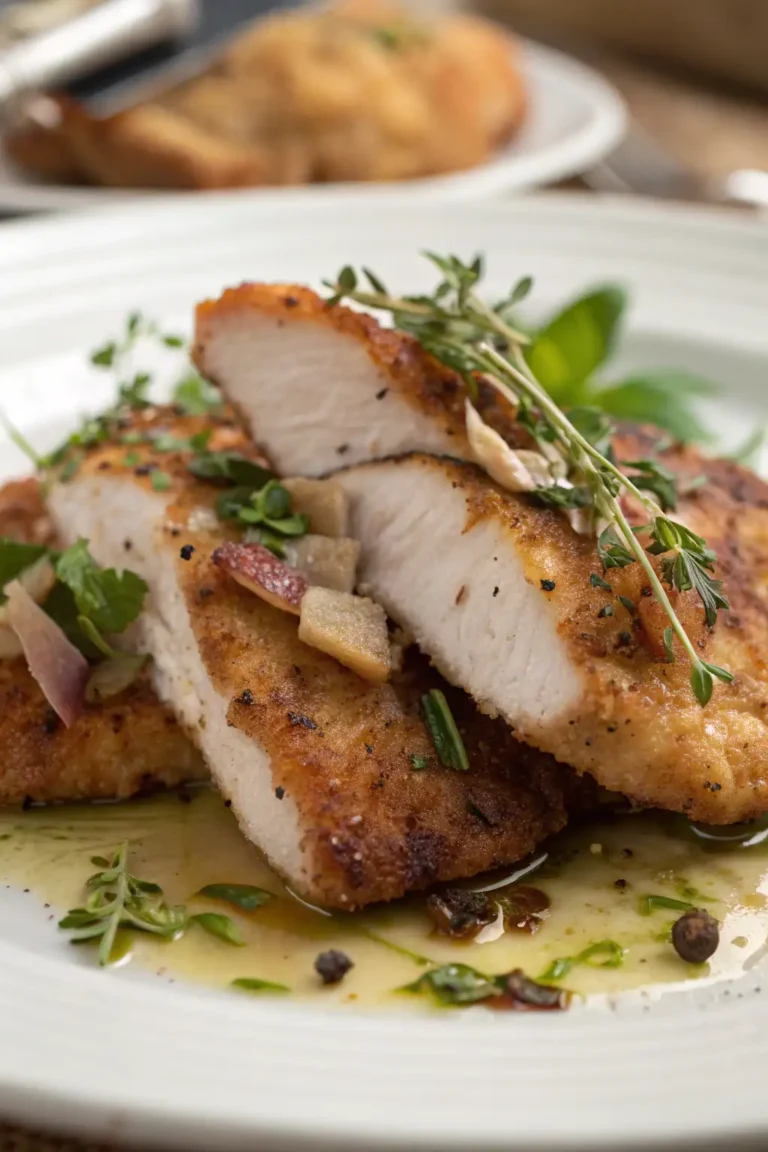 A delicious plate of Petto di Tacchino nella Friggitrice ad Aria