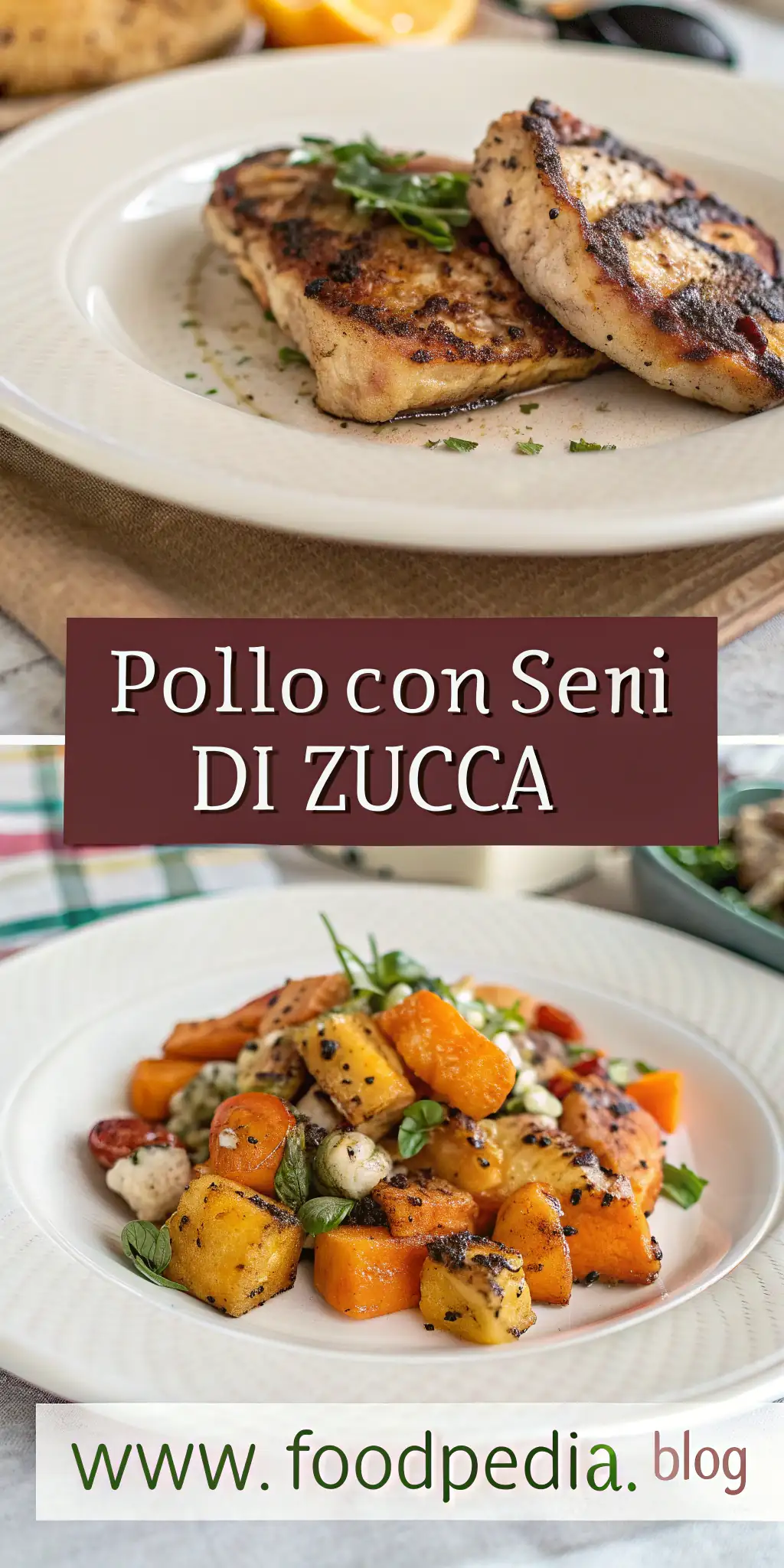 Pinterest image 1 for Pollo con Semi di Zucca in Friggitrice ad Aria