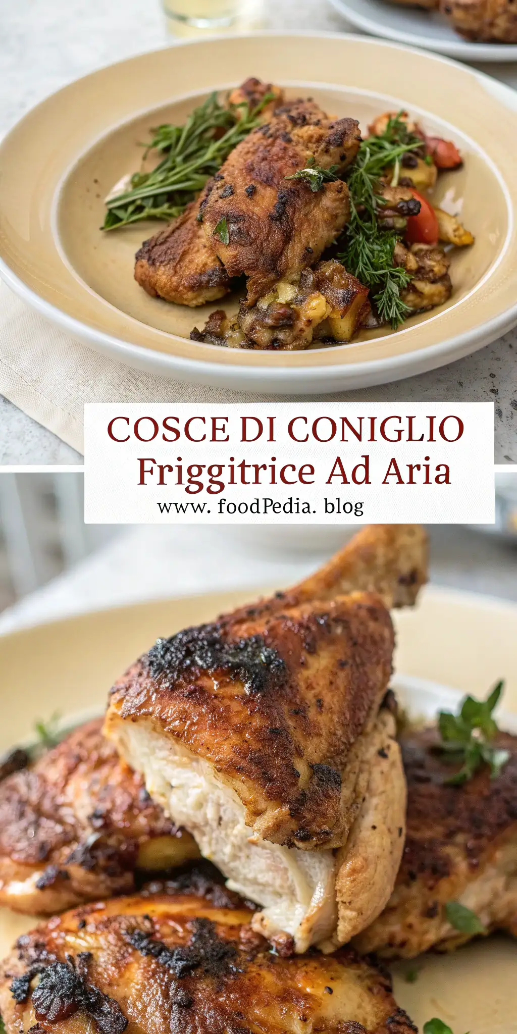 Pinterest image 2 for Cosce di Coniglio in Friggitrice ad Aria