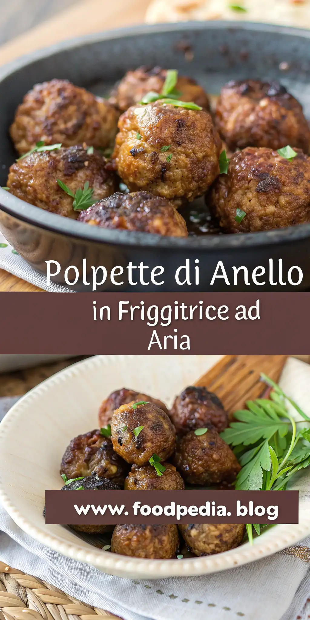 Pinterest image 1 for Polpette di Agnello in Friggitrice ad Aria