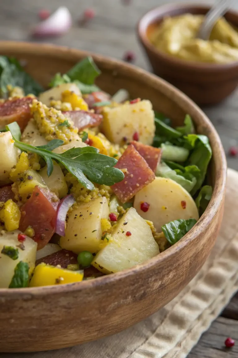 A delicious plate of Insalata di Patate e Senape