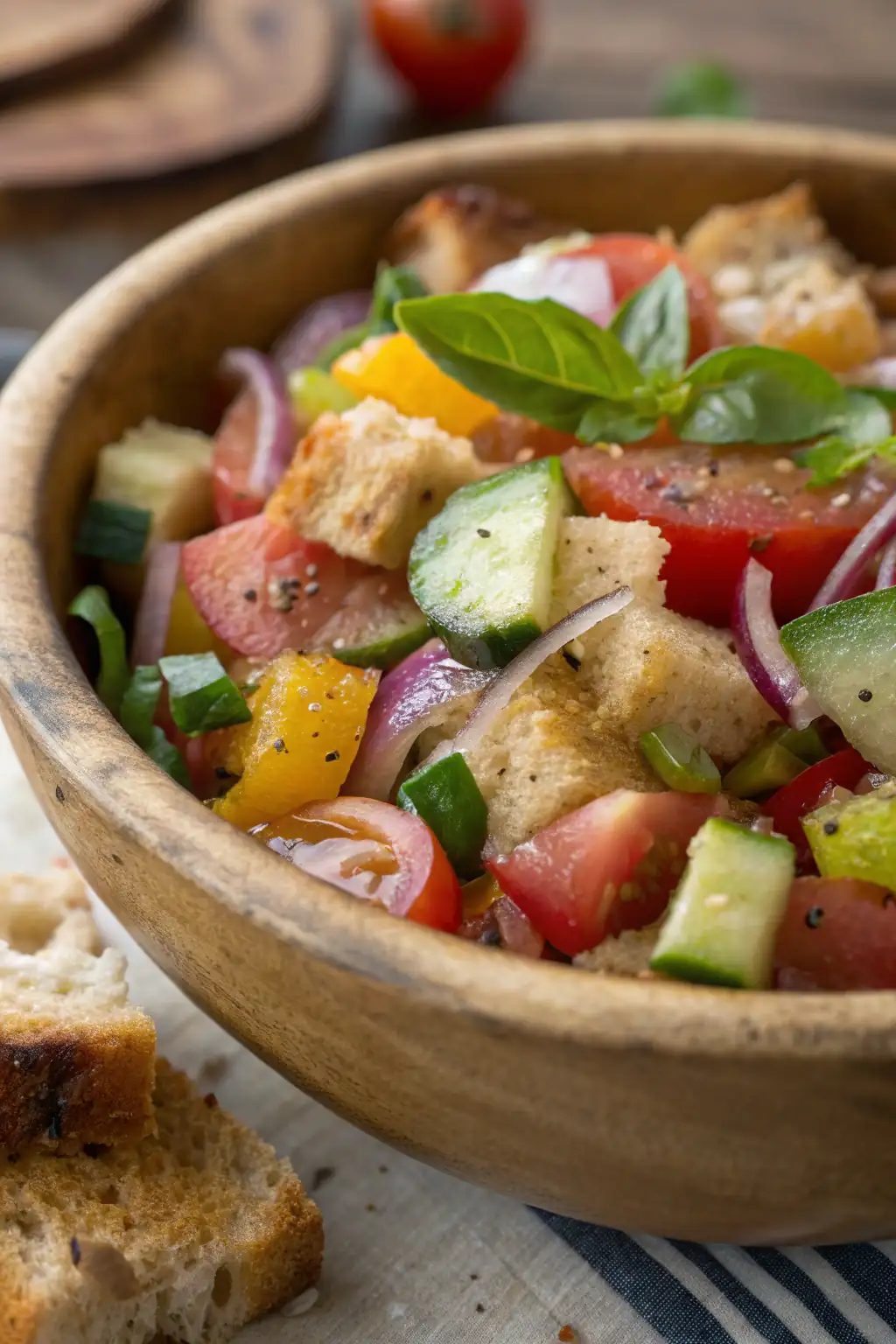 A delicious plate of Panzanella di Chef John