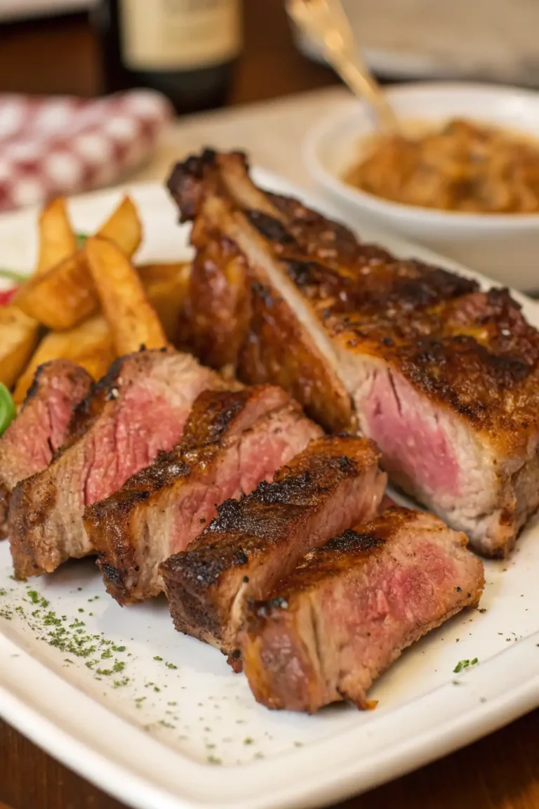A delicious plate of Costine di Manzo Fritte ad Aria
