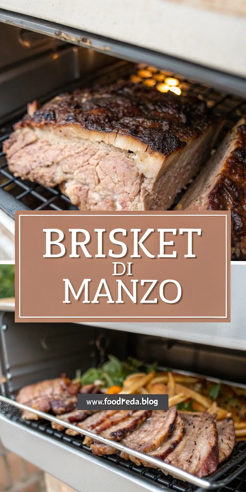 Pinterest image 1 for Brisket di Manzo in Friggitrice ad Aria