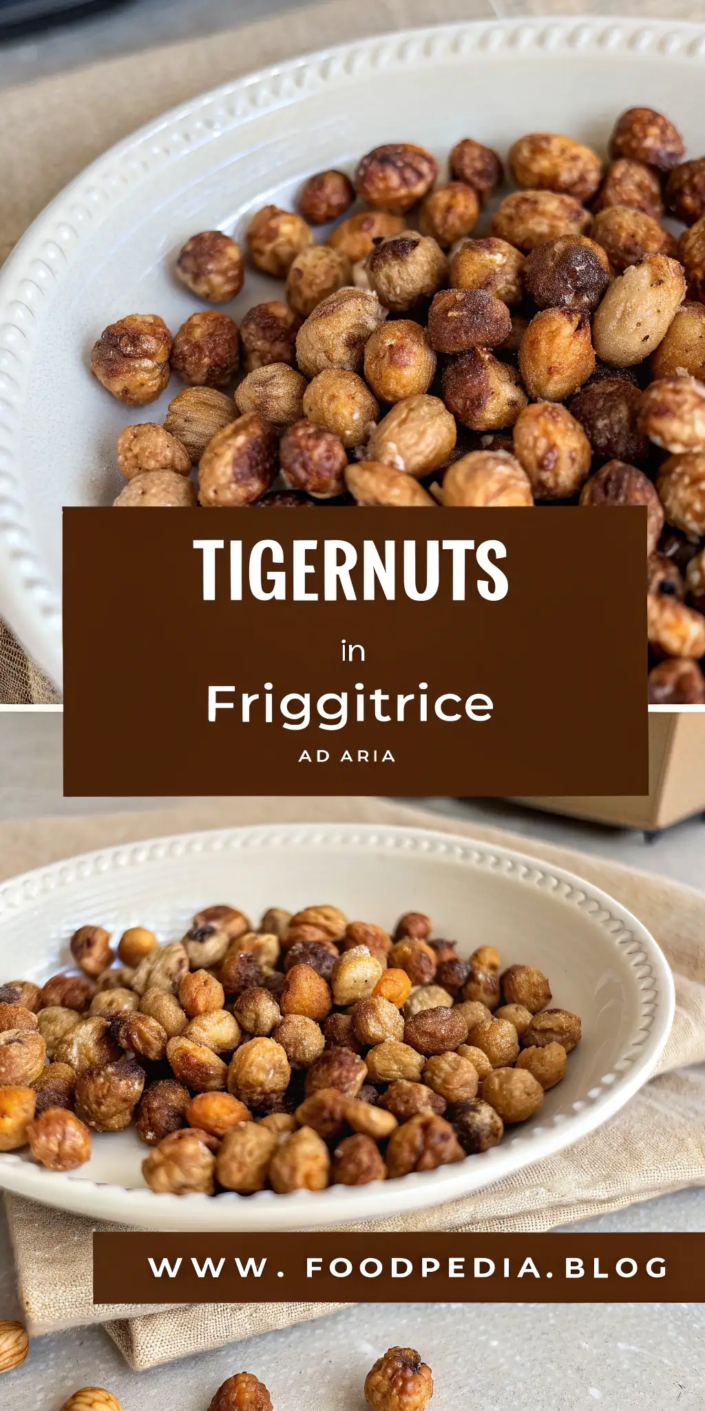 Pinterest image 1 for Tigernut in Friggitrice ad Aria