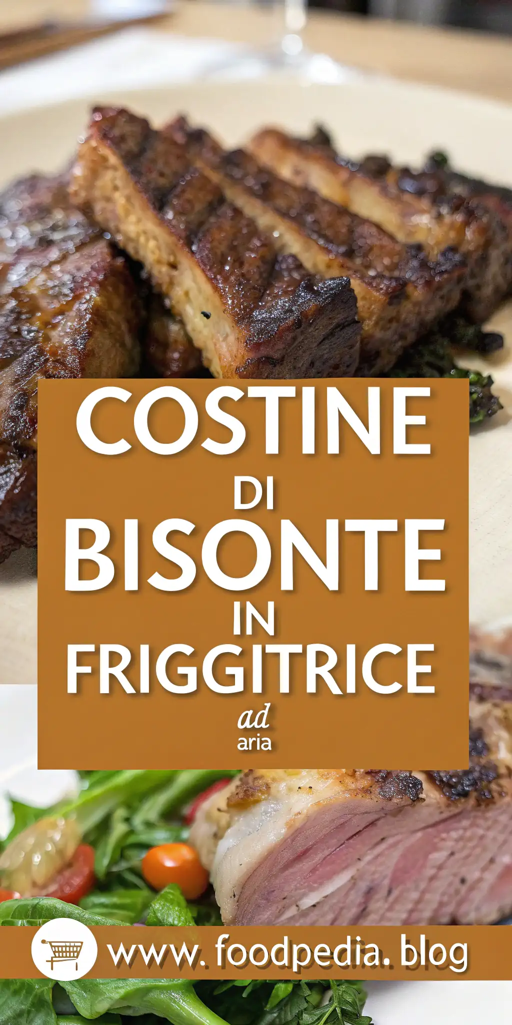 Pinterest image 1 for Costine di Bisonte in Friggitrice ad Aria