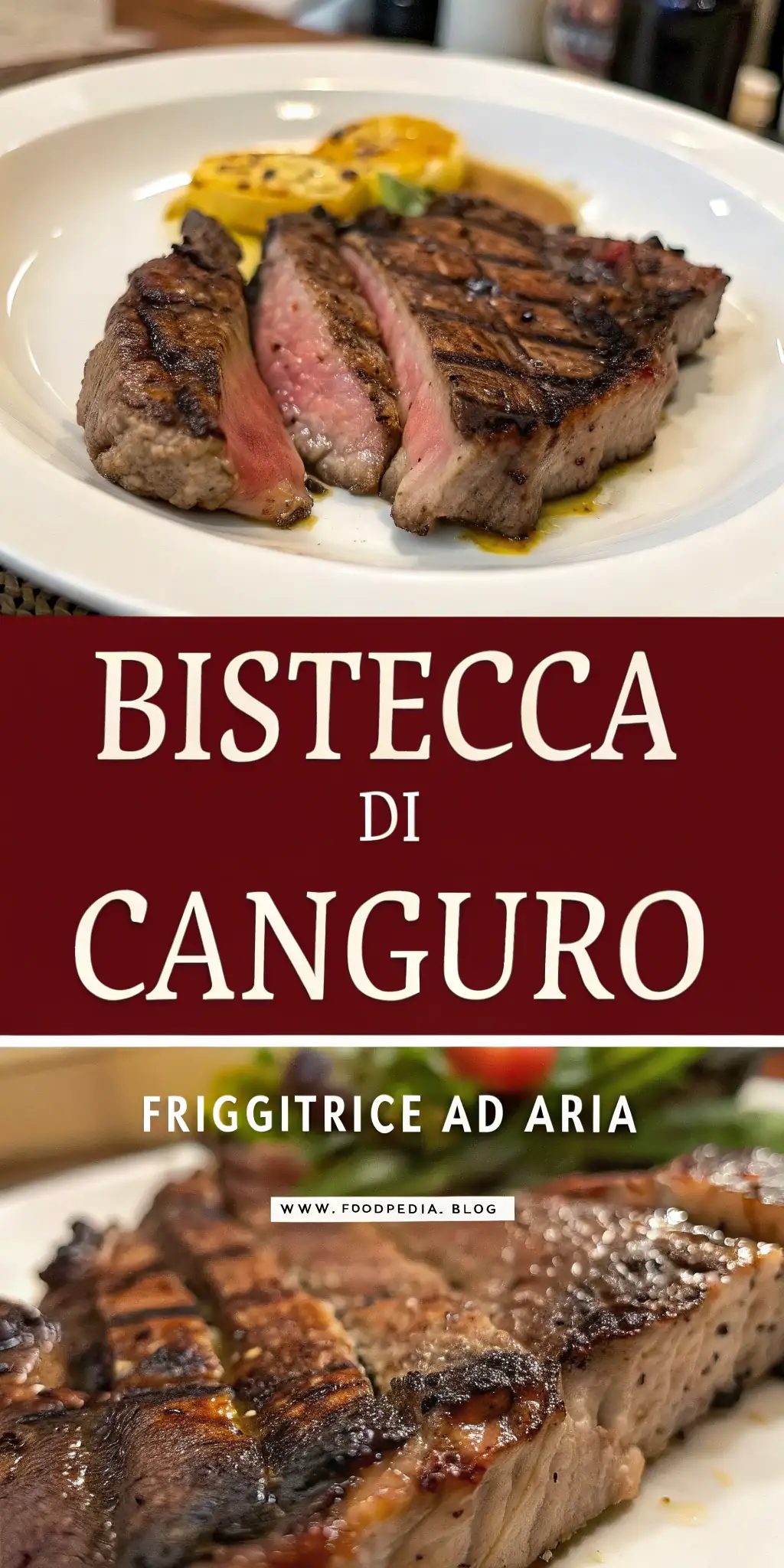 Pinterest image 2 for Bistecca di Canguro in Friggitrice ad Aria