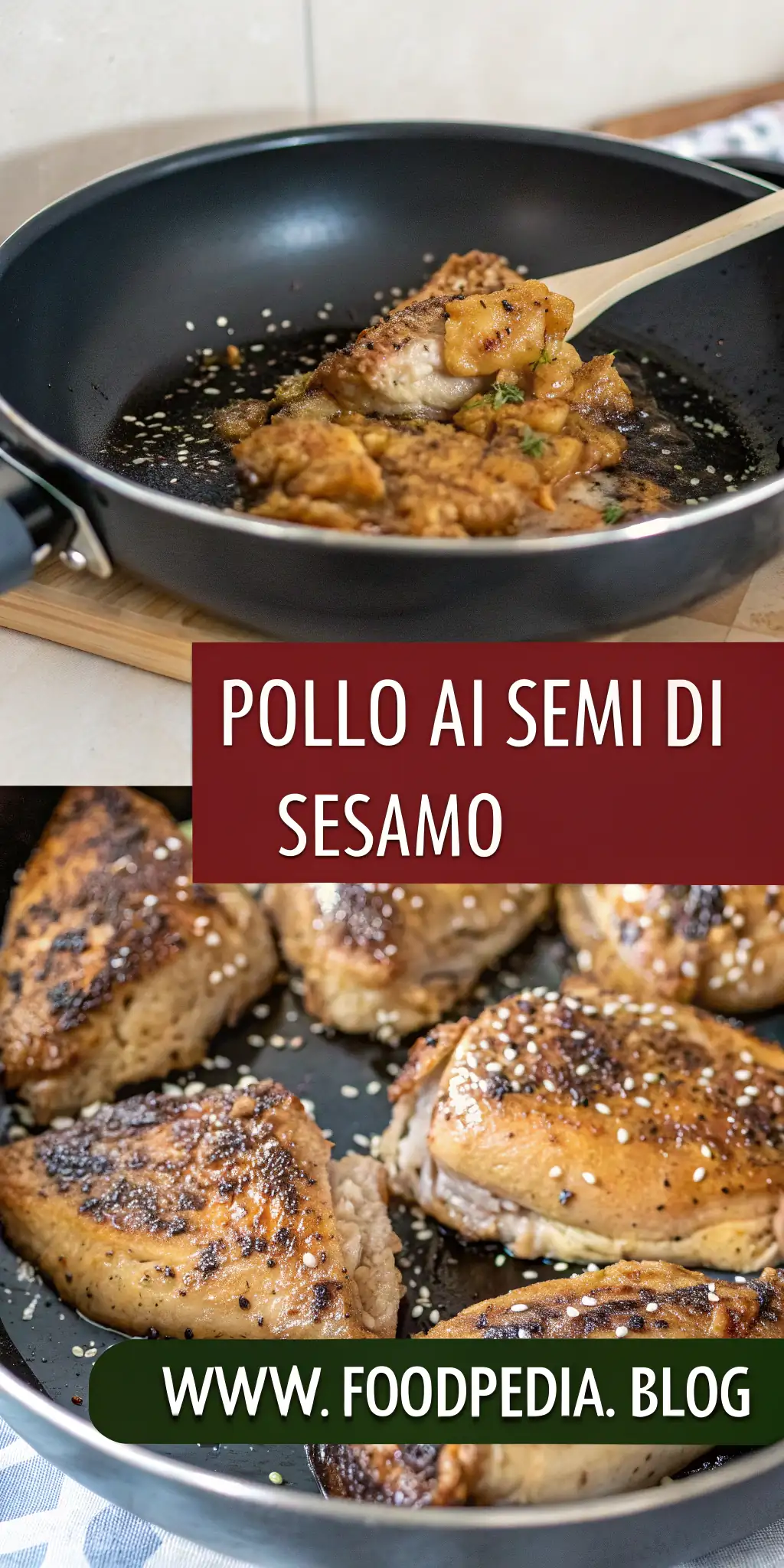 Pinterest image 1 for Pollo ai Semi di Sesamo in Friggitrice ad Aria