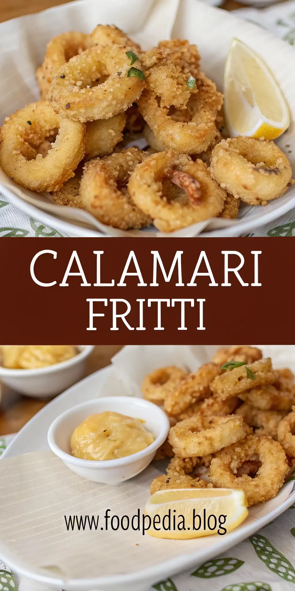 Pinterest image 2 for Calamari Fritti in Friggitrice ad Aria