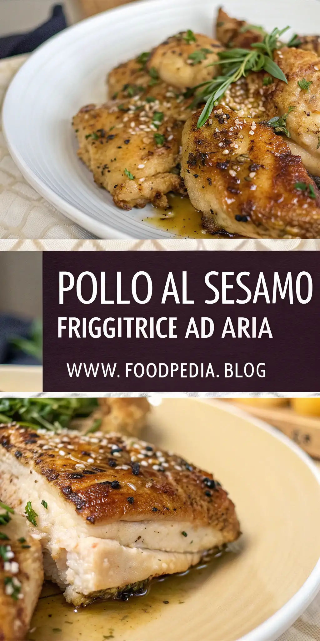 Pinterest image 2 for Pollo al Sesamo in Friggitrice ad Aria