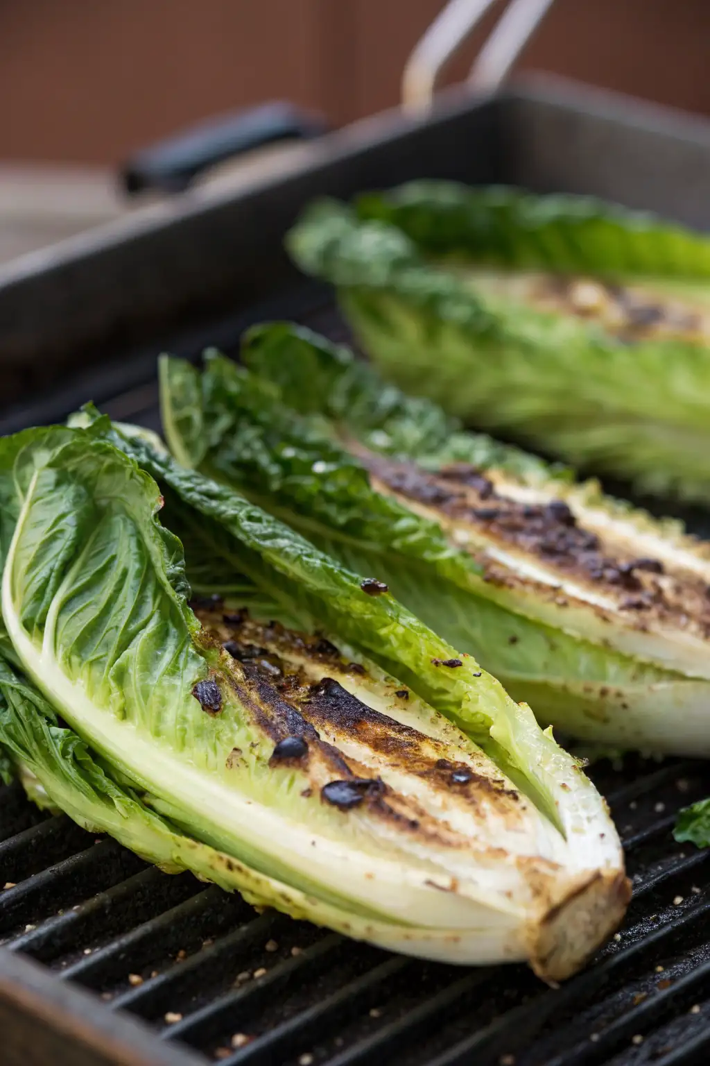 A delicious plate of Cuori di Romaine Grigliati