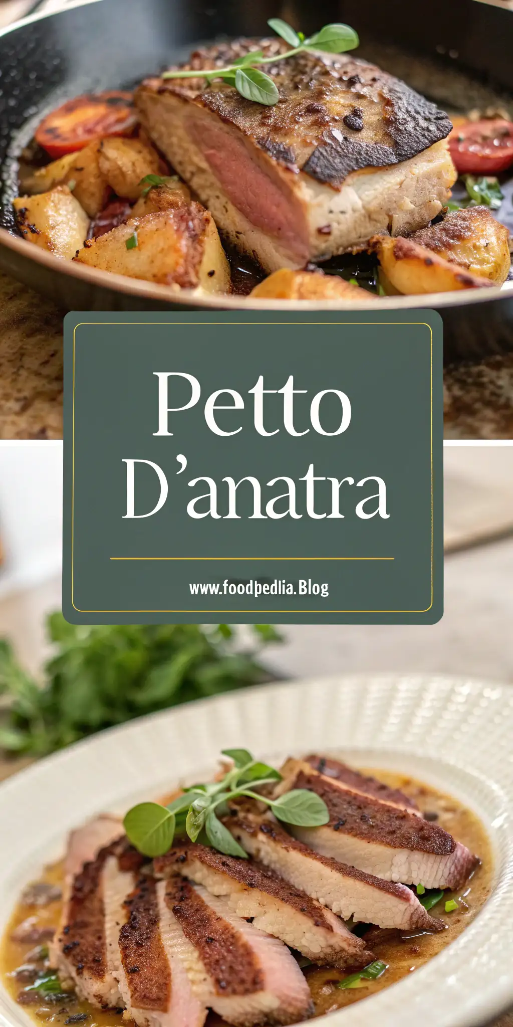 Pinterest image 1 for Petto d'anatra in friggitrice ad aria