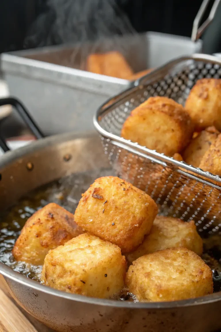 A delicious plate of Malanga Fritta in Friggitrice ad Aria