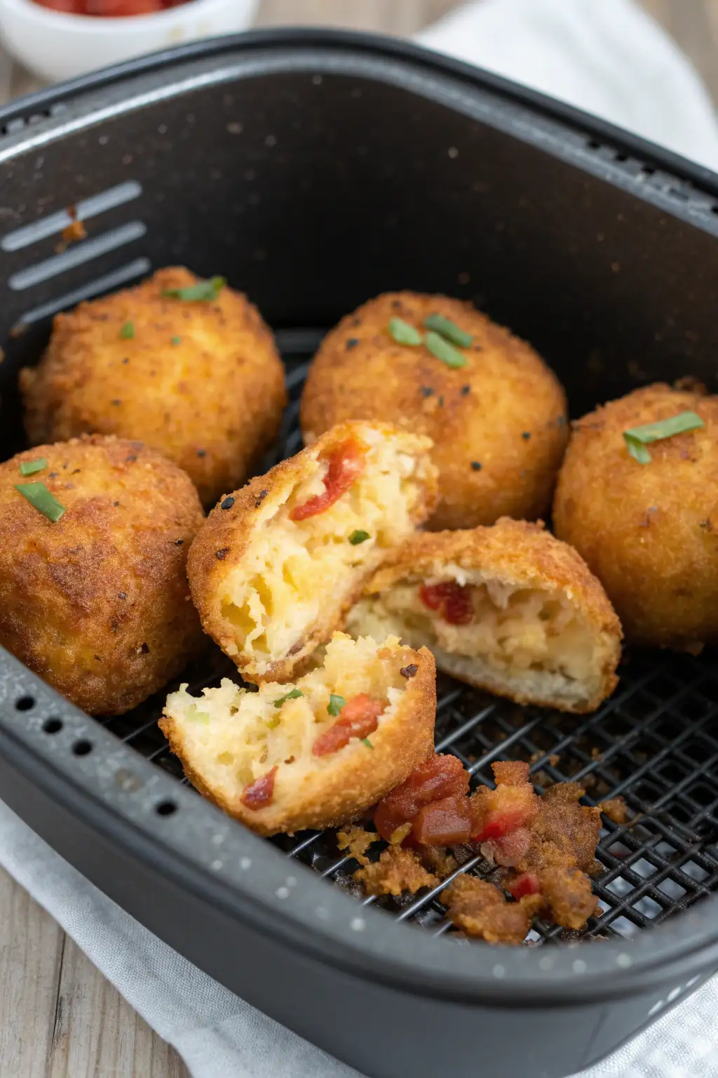 A delicious plate of Ulluco Fritto nell'Air Fryer