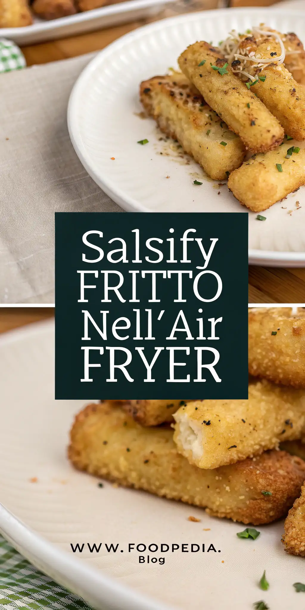 Pinterest image 2 for Salsify Fritto nell'Air Fryer