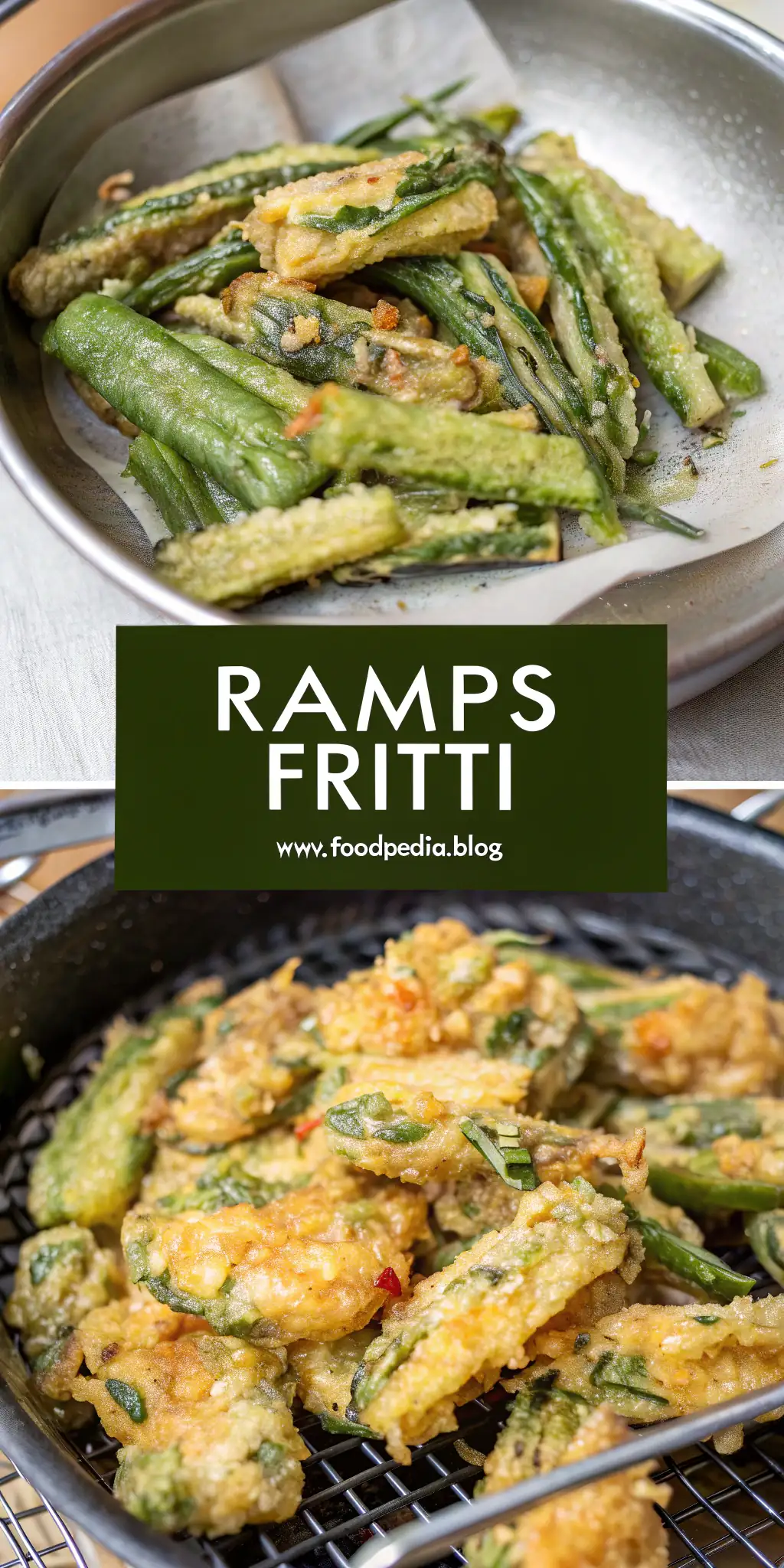 Pinterest image 1 for Ramps Fritti in Friggitrice ad Aria