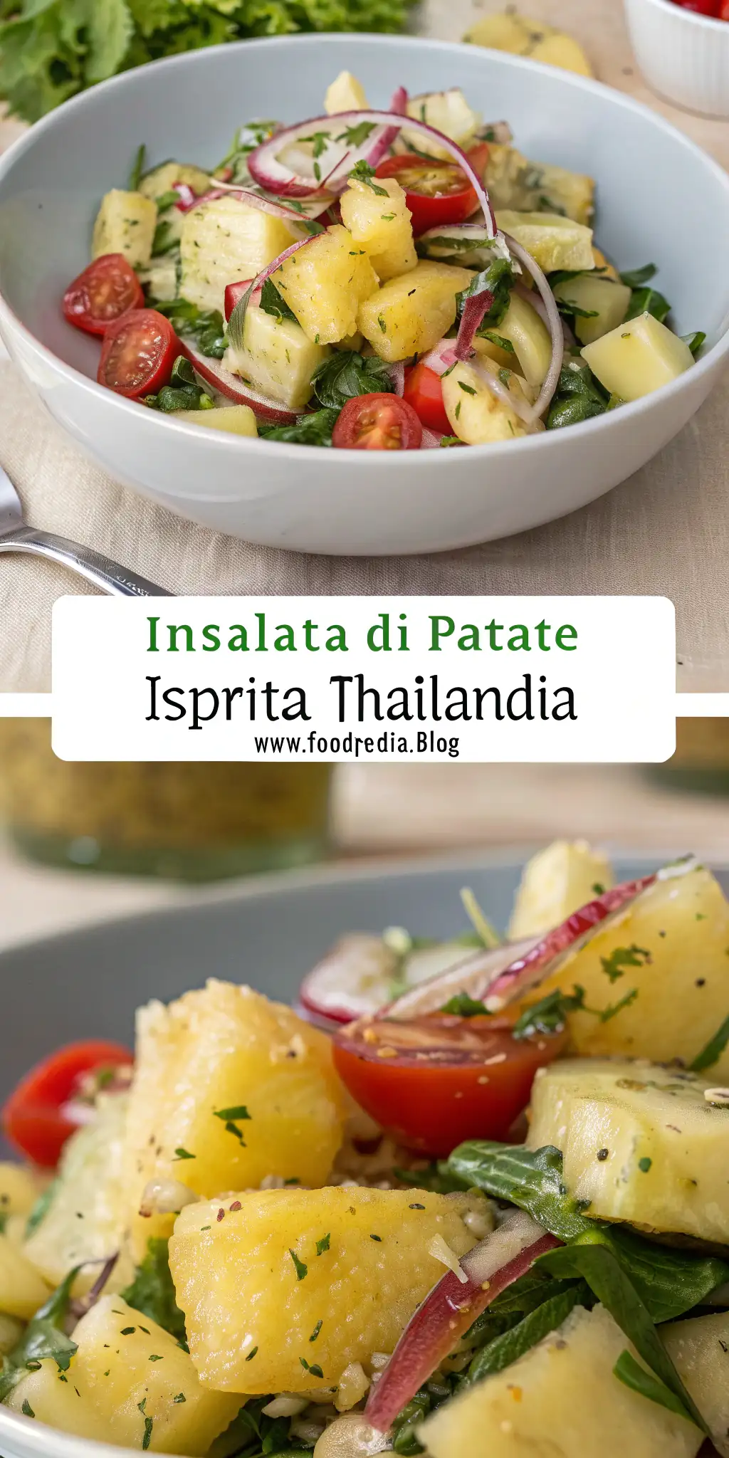 Pinterest image 1 for Insalata di Patate Ispirata alla Thailandia
