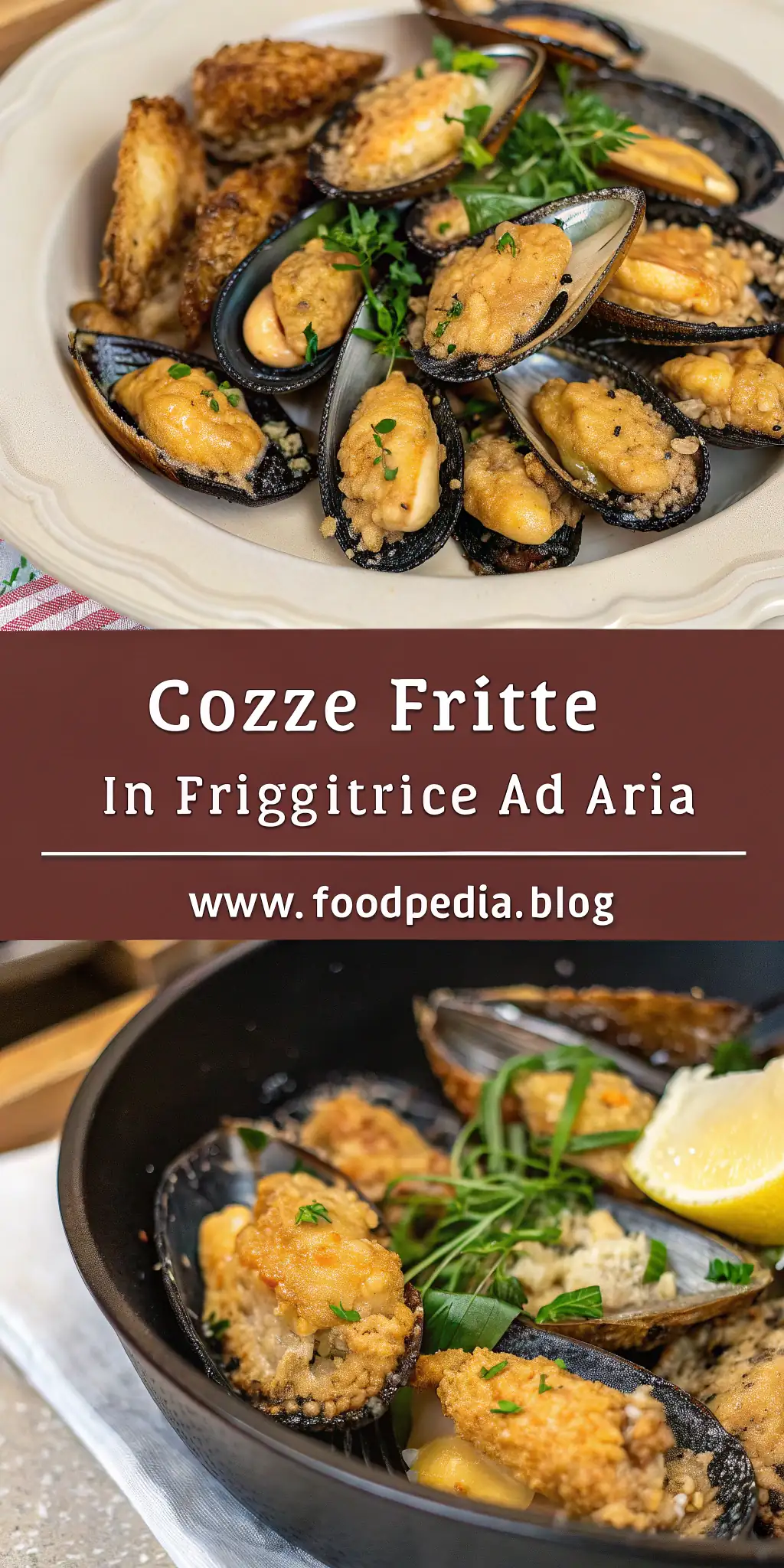 Pinterest image 1 for Cozze Fritte in Friggitrice ad Aria