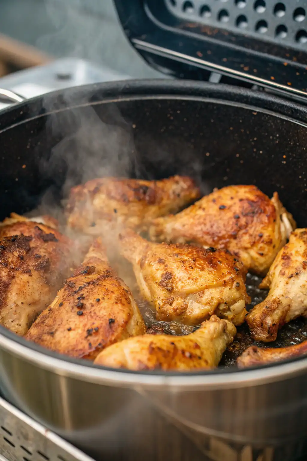 A delicious plate of Pollo Khorasan in Friggitrice ad Aria