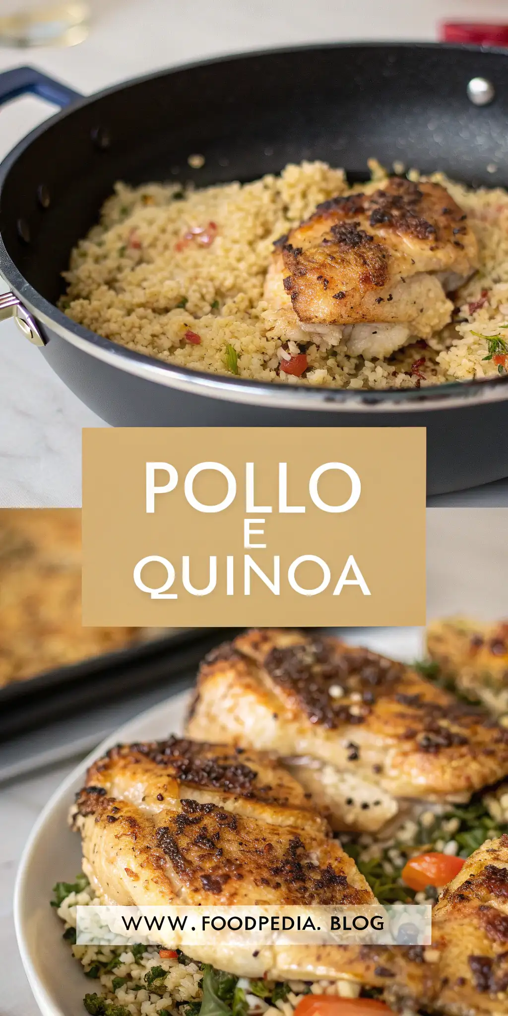 Pinterest image 2 for Pollo e Quinoa in Friggitrice ad Aria