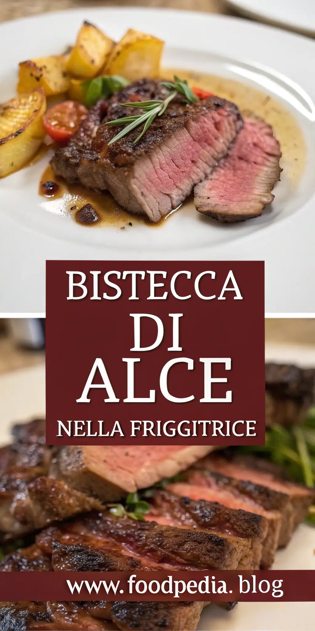 Pinterest image 1 for Bistecca di Alce nella Friggitrice ad Aria