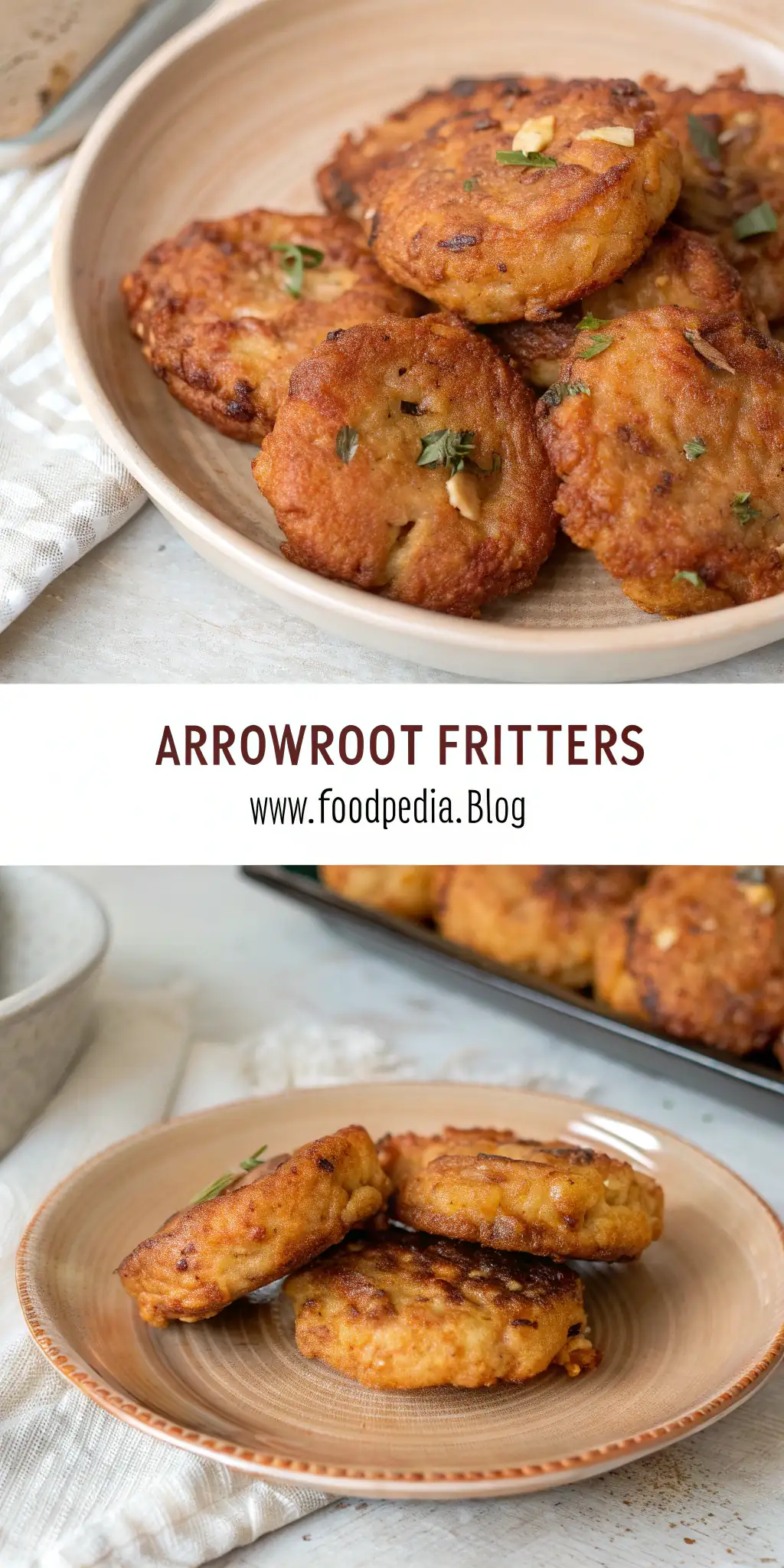 Pinterest image 2 for Arrowroot Fritto nell'Air Fryer