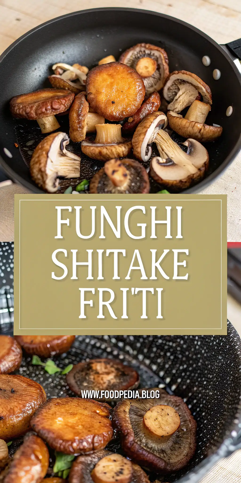 Pinterest image 2 for Funghi Shiitake Fritti in Friggitrice ad Aria