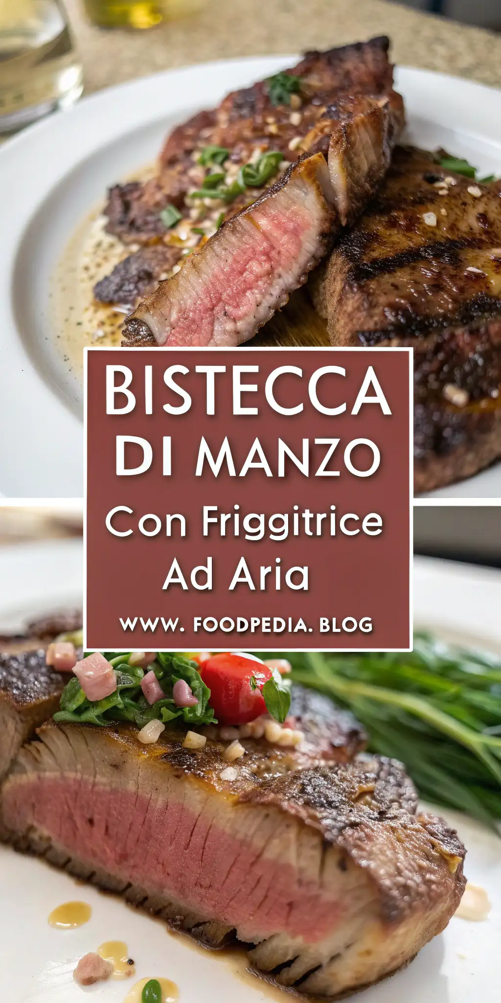 Pinterest image 2 for Bistecca di Manzo con Friggitrice ad Aria