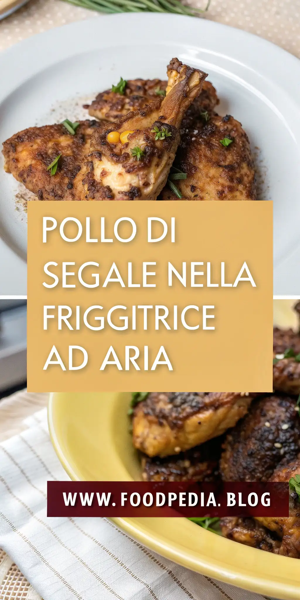 Pinterest image 1 for Pollo di Segale nella Friggitrice ad Aria
