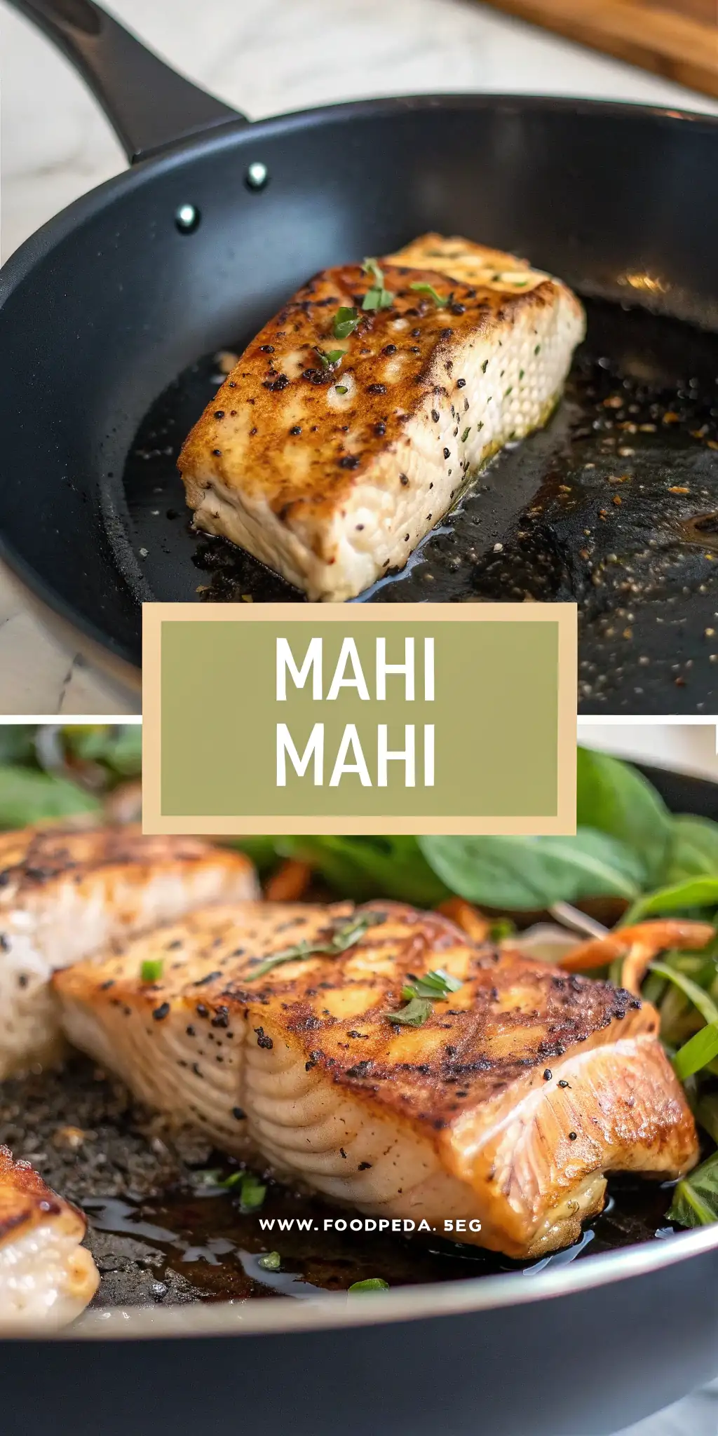 Pinterest image 1 for Mahi Mahi nella Friggitrice ad Aria