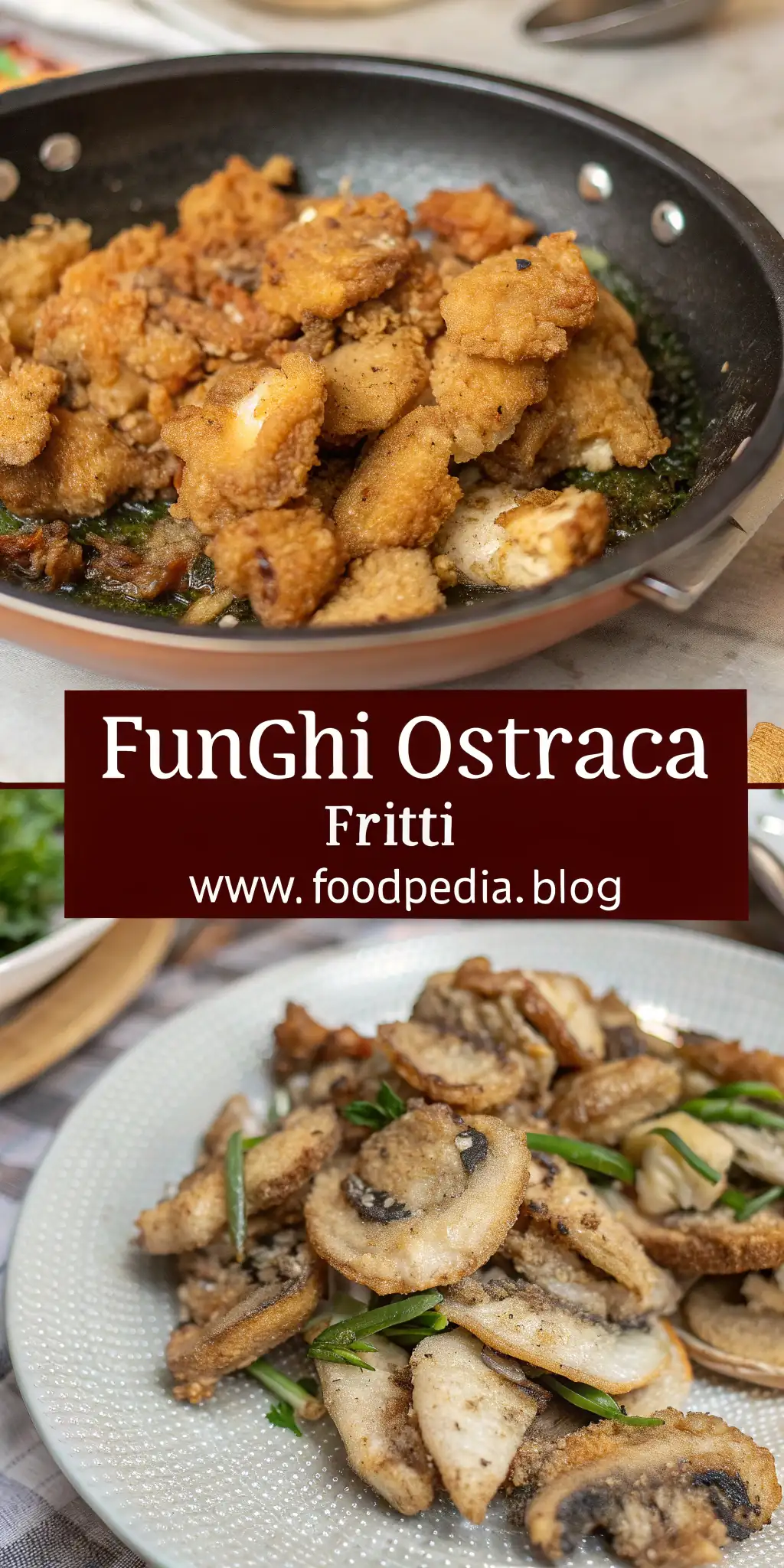 Pinterest image 1 for Funghi Ostrica Fritti in Friggitrice ad Aria