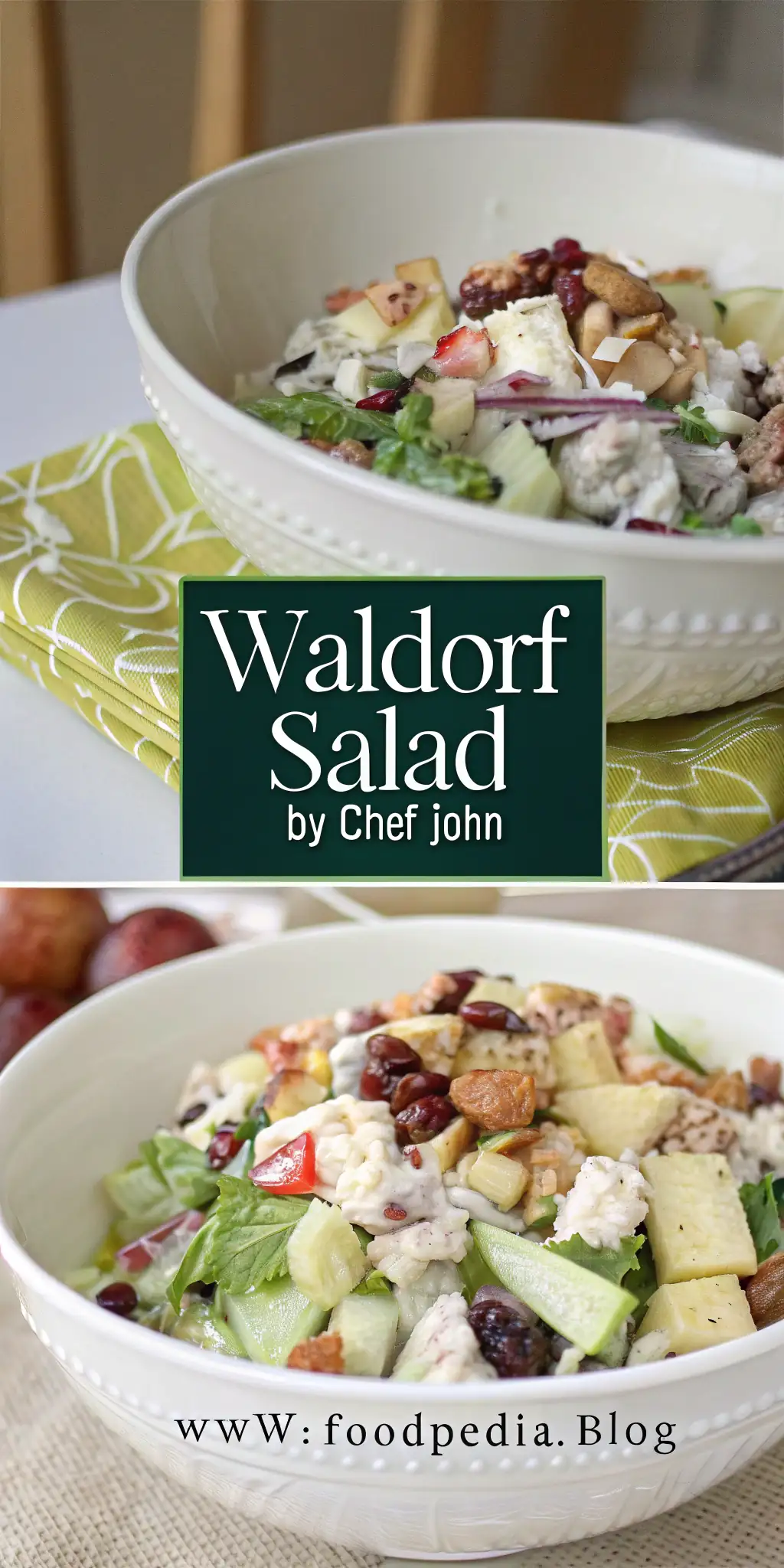 Pinterest image 2 for Insalata Waldorf di Chef John