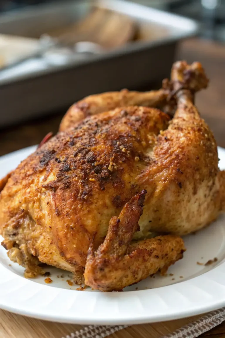 A delicious plate of Pollo Cornish Fritto nell'Air Fryer