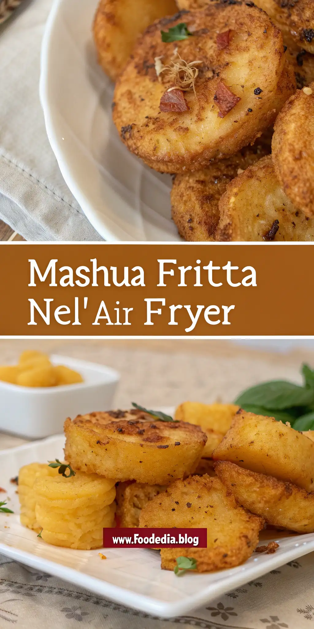 Pinterest image 1 for Mashua Fritta nell'Air Fryer