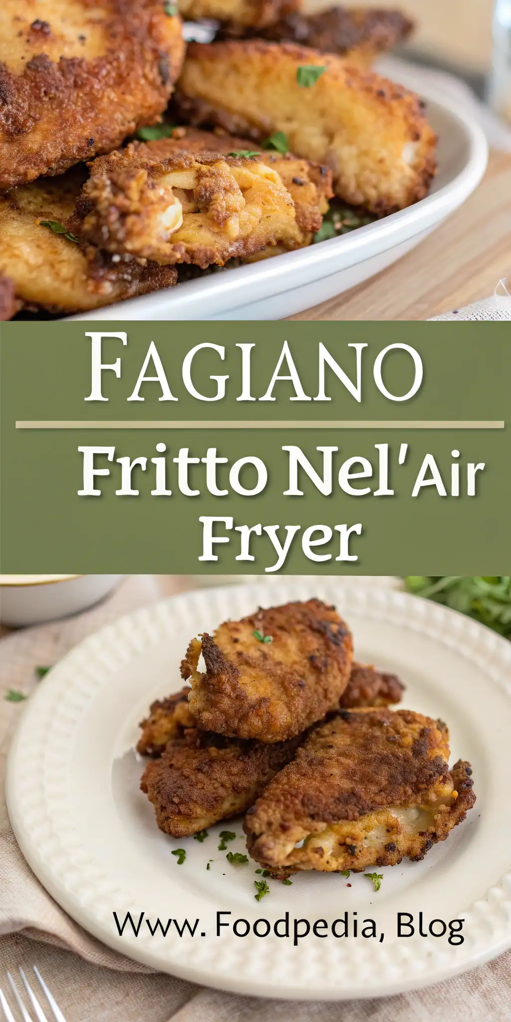 Pinterest image 2 for Fagiano Fritto nell'Air Fryer