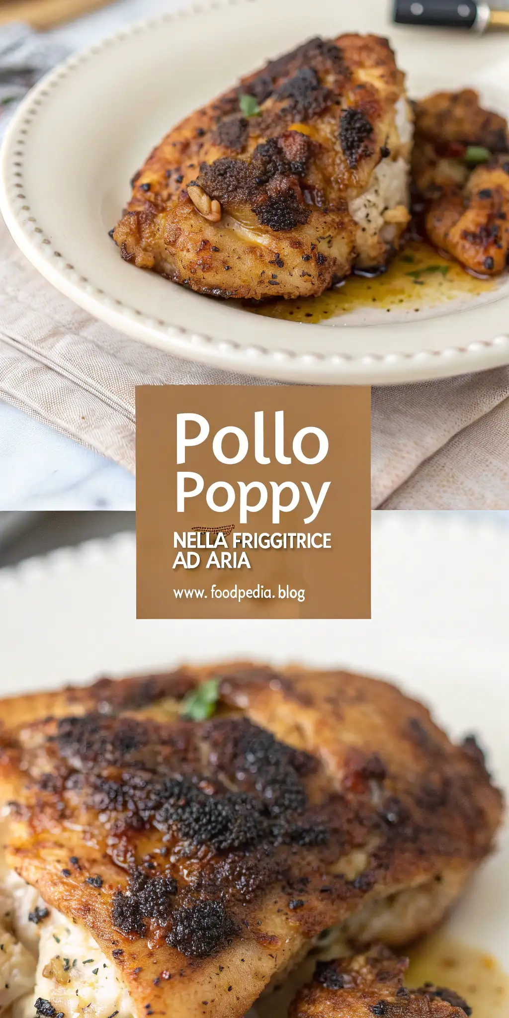 Pinterest image 2 for Pollo Poppy nella Friggitrice ad Aria