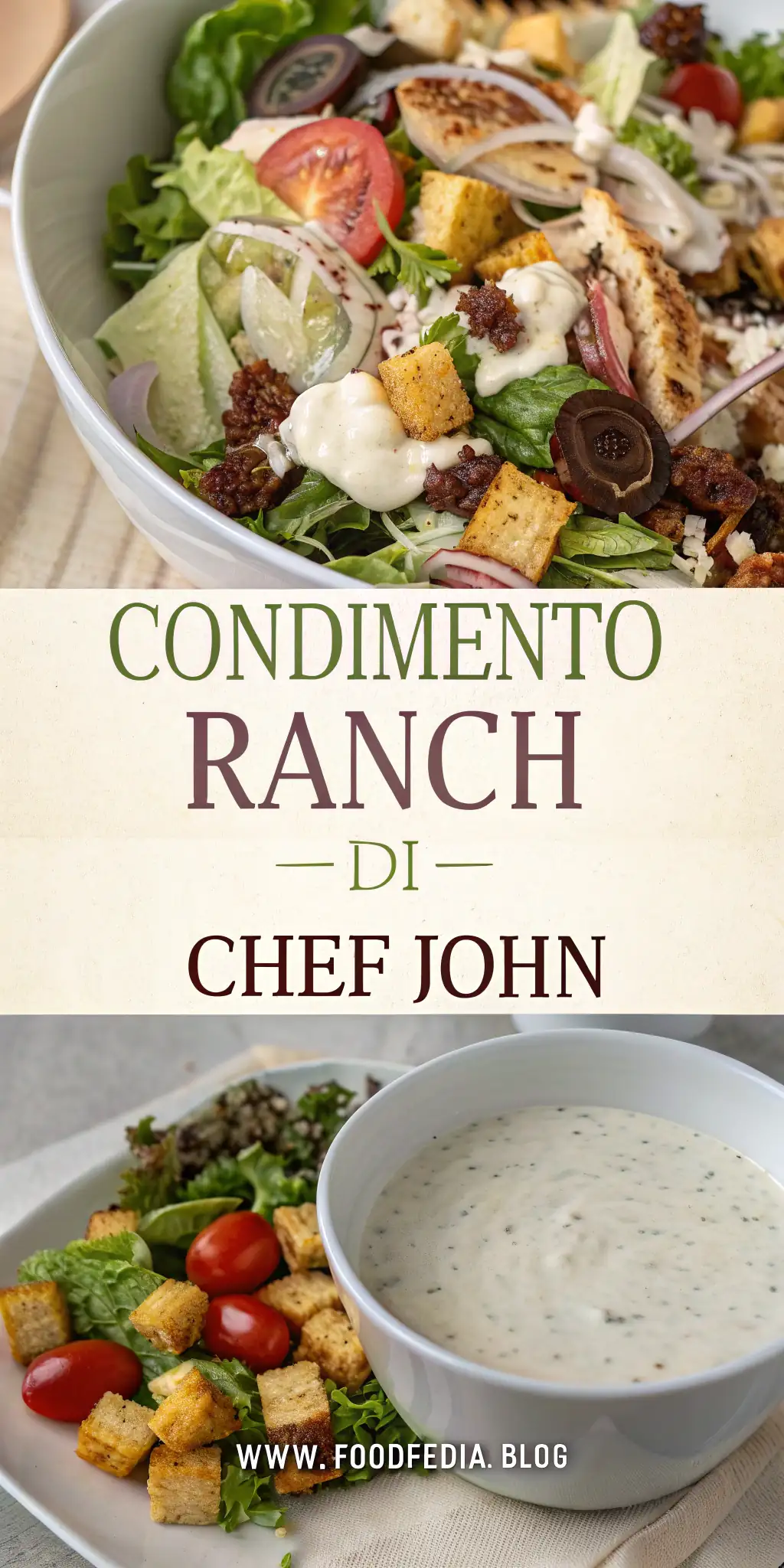 Pinterest image 2 for Condimento Ranch di Chef John