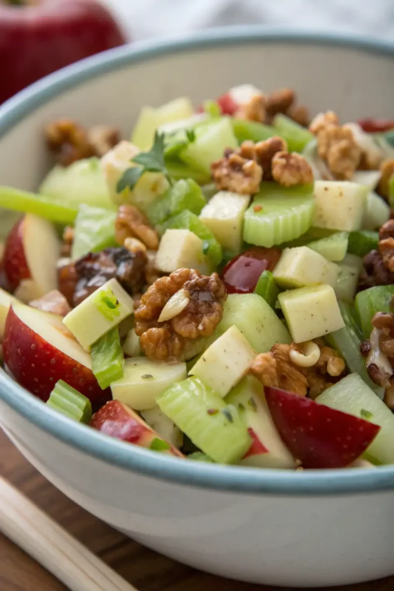 A delicious plate of Insalata Waldorf di Chef John