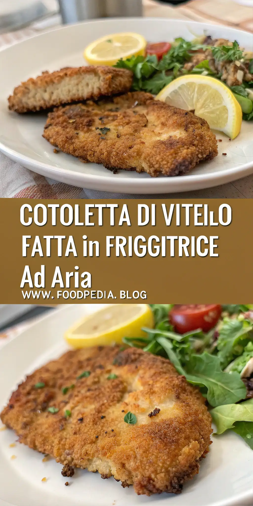 Pinterest image 2 for Cotoletta di Vitello Fatta in Friggitrice ad Aria