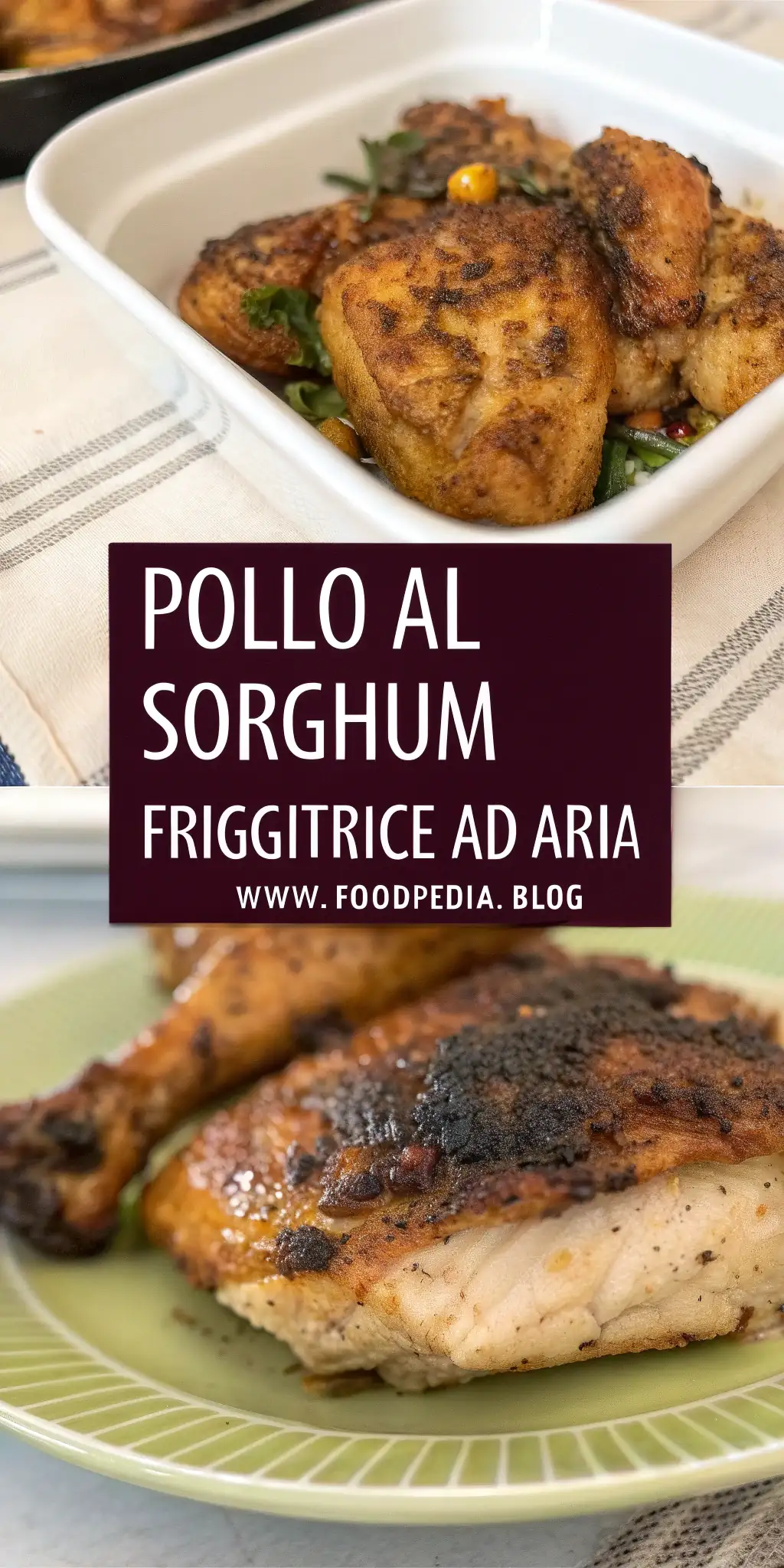 Pinterest image 2 for Pollo al Sorghum in Friggitrice ad Aria