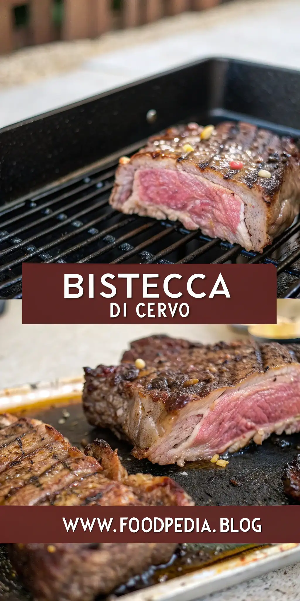 Pinterest image 2 for Bistecca di Cervo in Friggitrice ad Aria