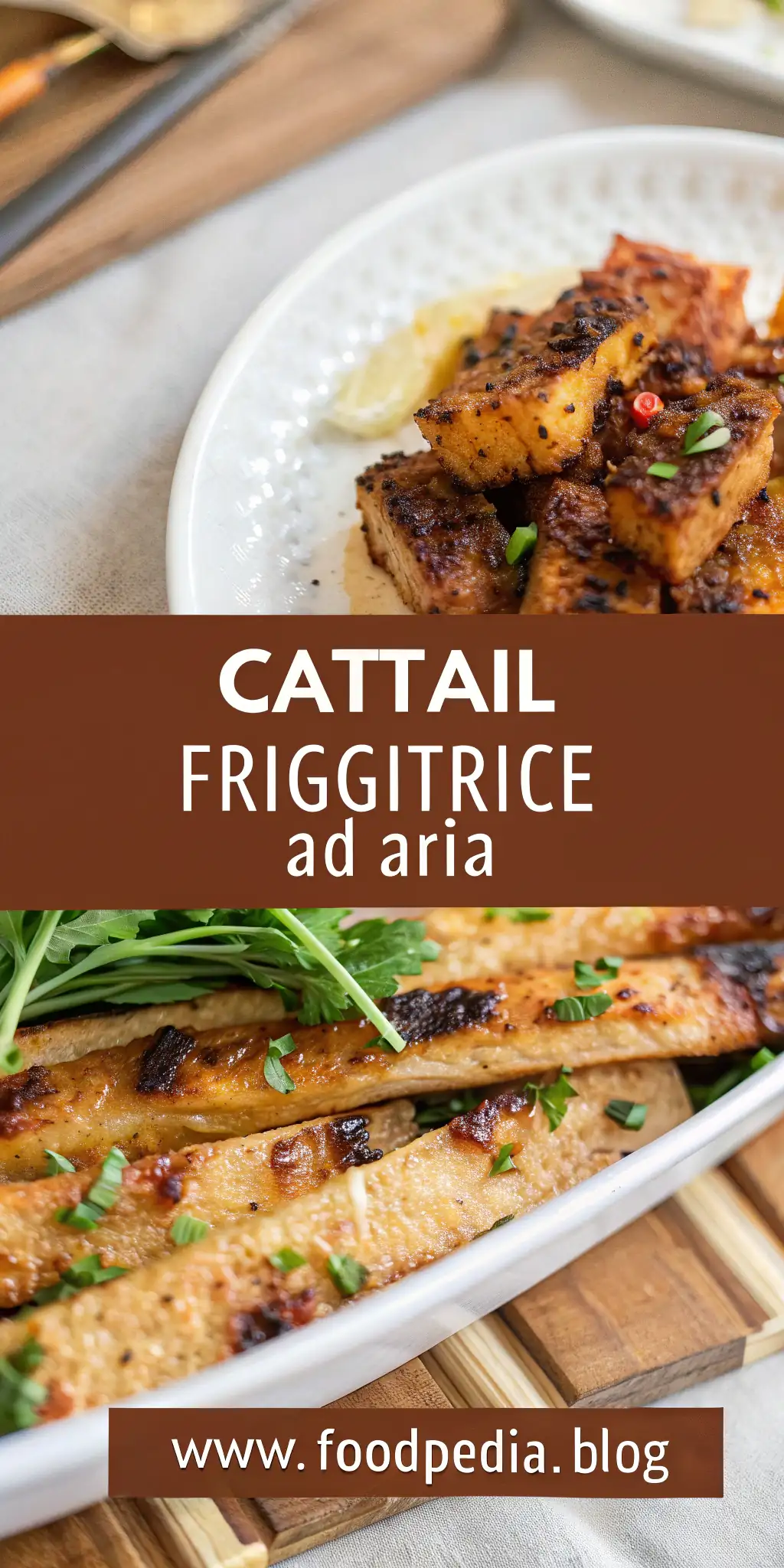 Pinterest image 2 for Cattail in Friggitrice ad Aria