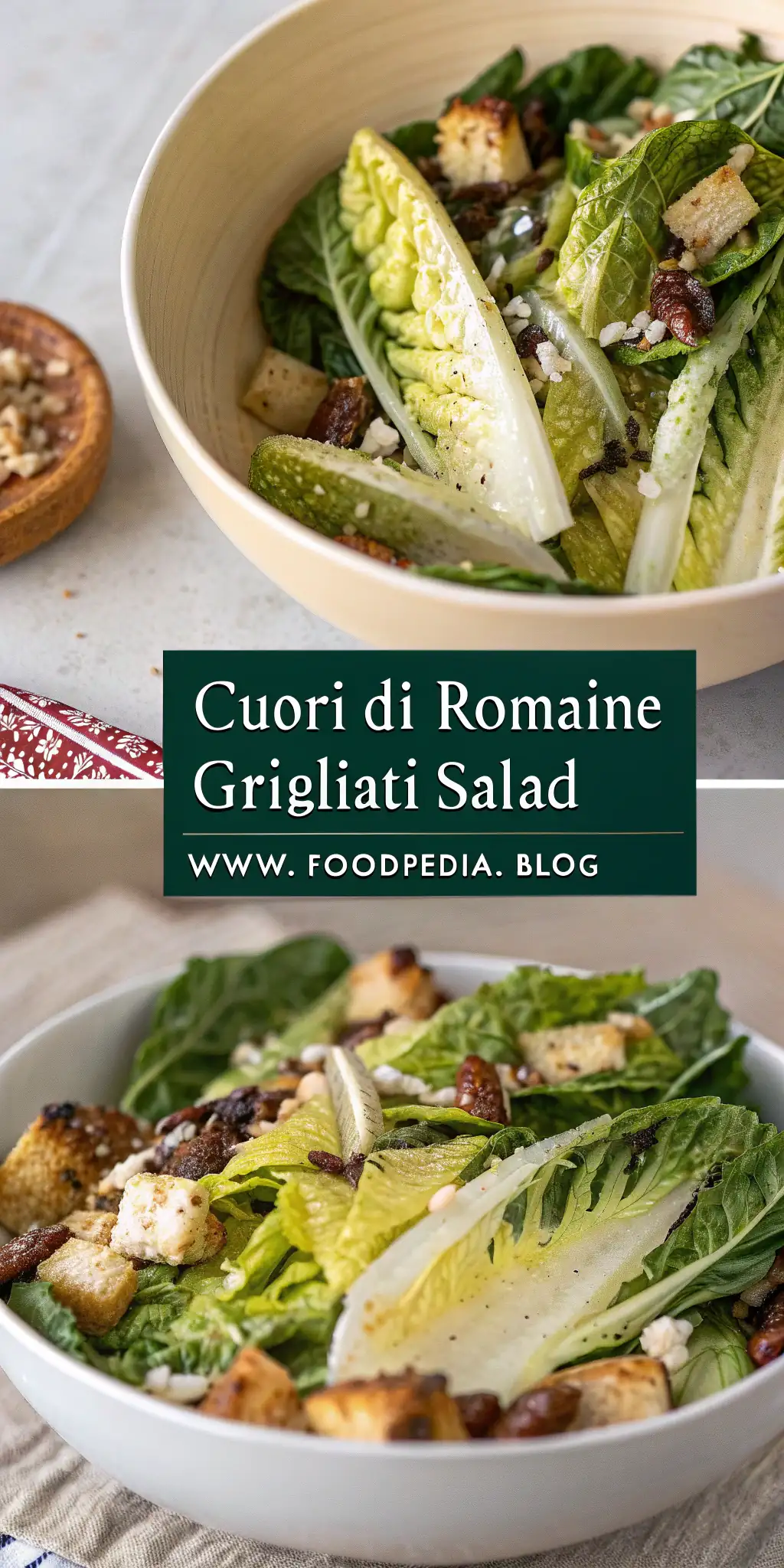 Pinterest image 2 for Cuori di Romaine Grigliati