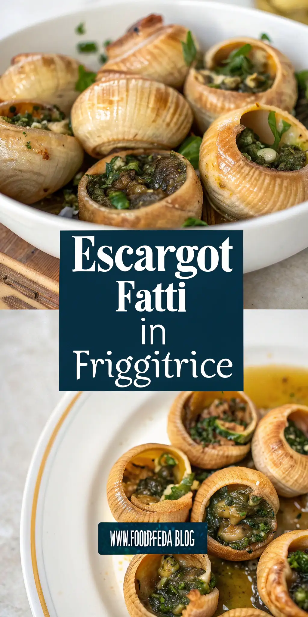 Pinterest image 1 for Escargot Fatti in Friggitrice ad Aria