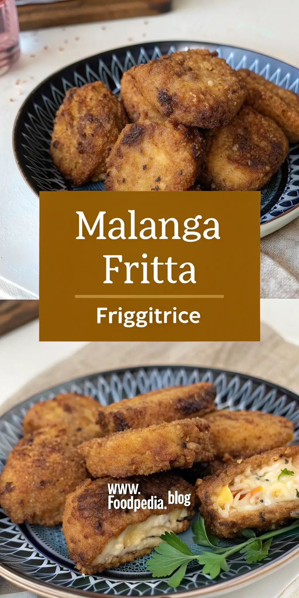 Pinterest image 1 for Malanga Fritta in Friggitrice ad Aria